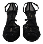 Schwarze High Heels Sandaletten