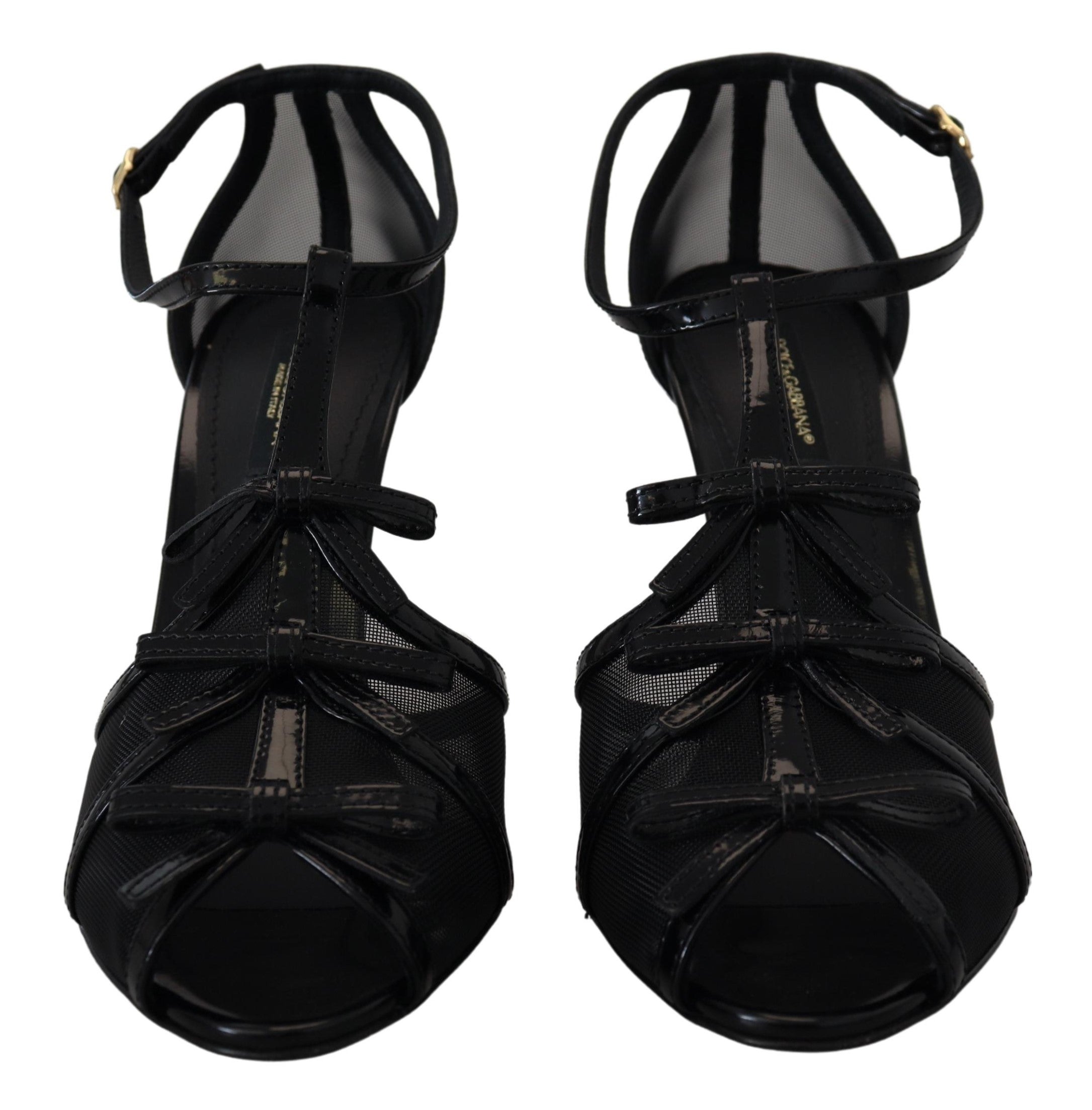 Schwarze High Heels Sandaletten