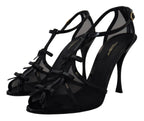 Schwarze High Heels Sandaletten