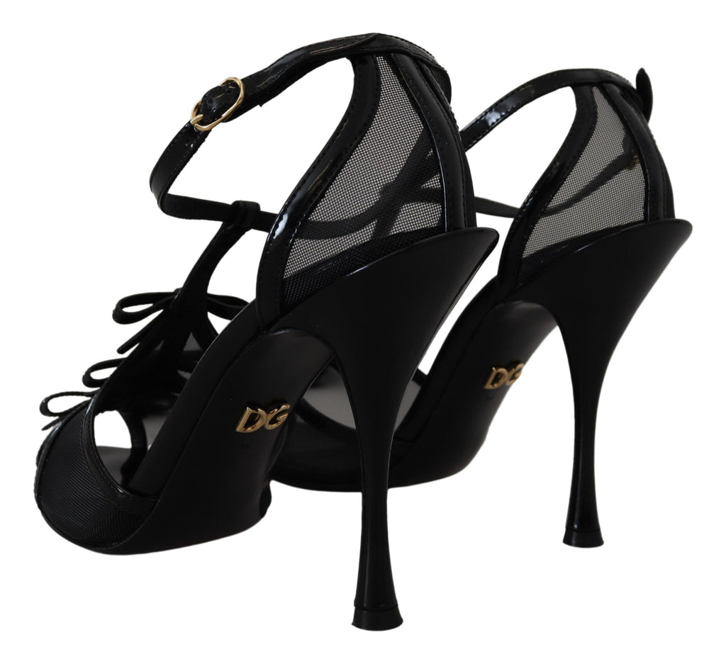 Schwarze High Heels Sandaletten