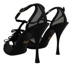 Schwarze High Heels Sandaletten