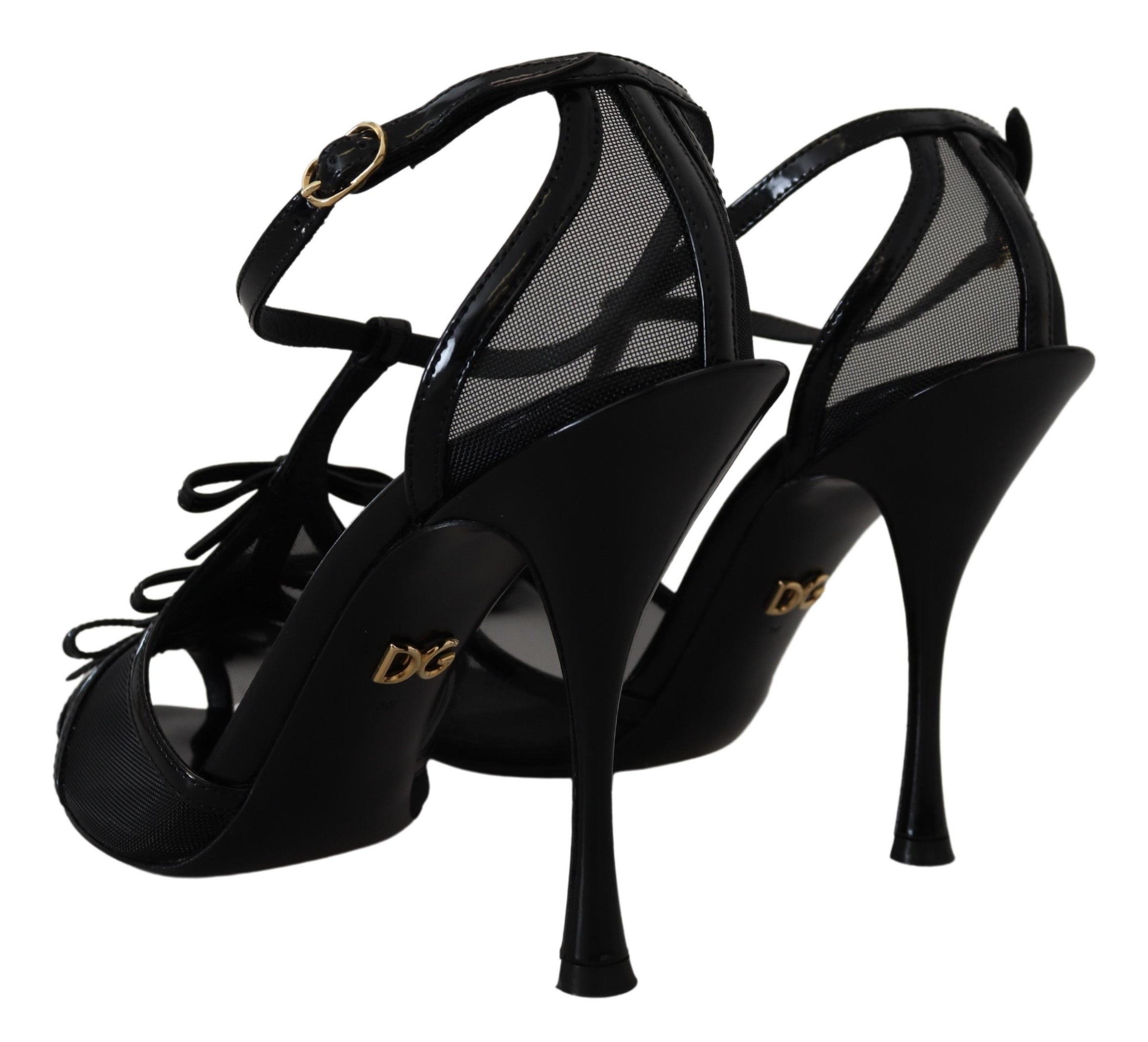 Schwarze High Heels Sandaletten