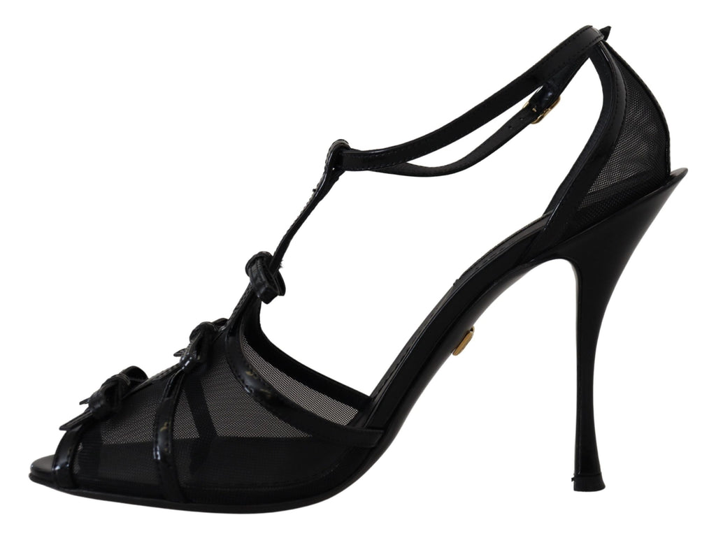Schwarze High Heels Sandaletten
