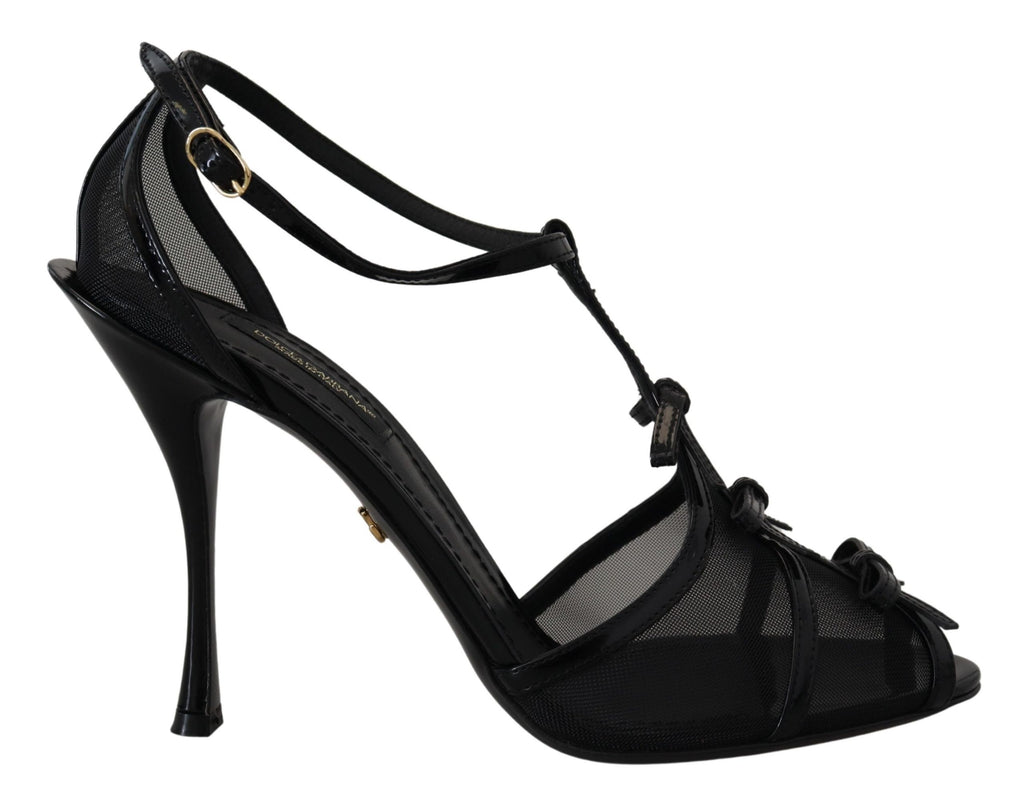 Schwarze High Heels Sandaletten