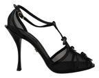 Schwarze High Heels Sandaletten