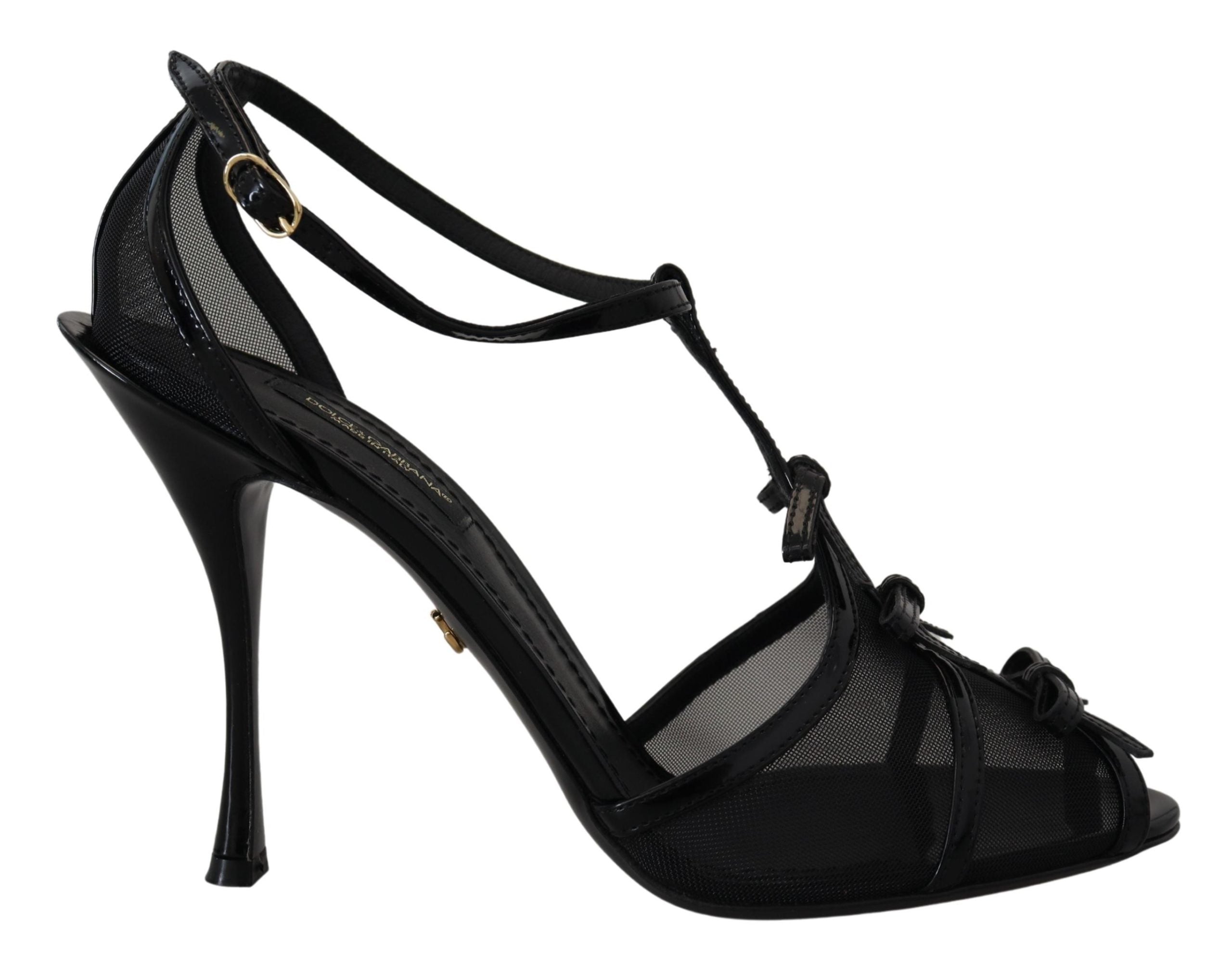 Schwarze High Heels Sandaletten