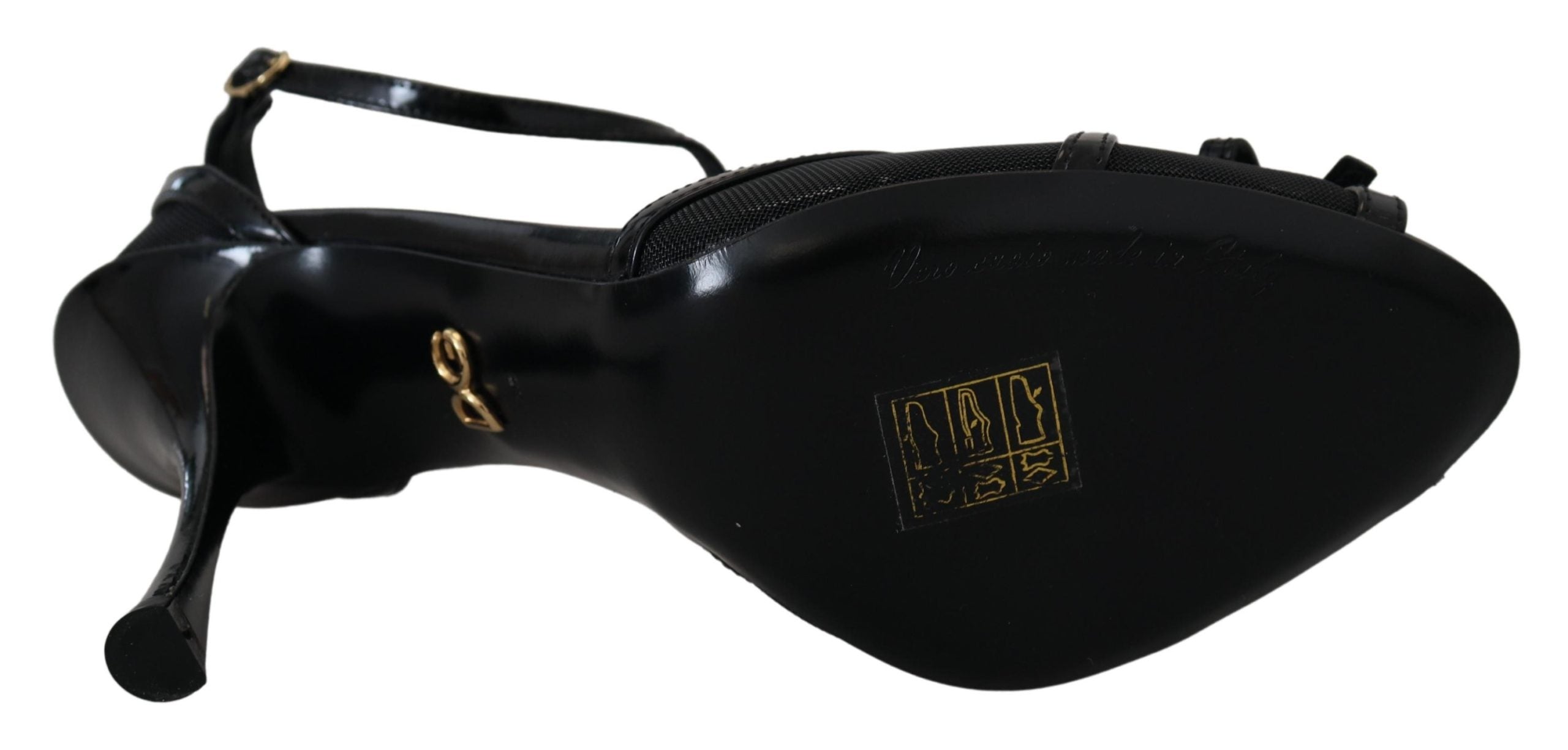 Schwarze High Heels Sandaletten
