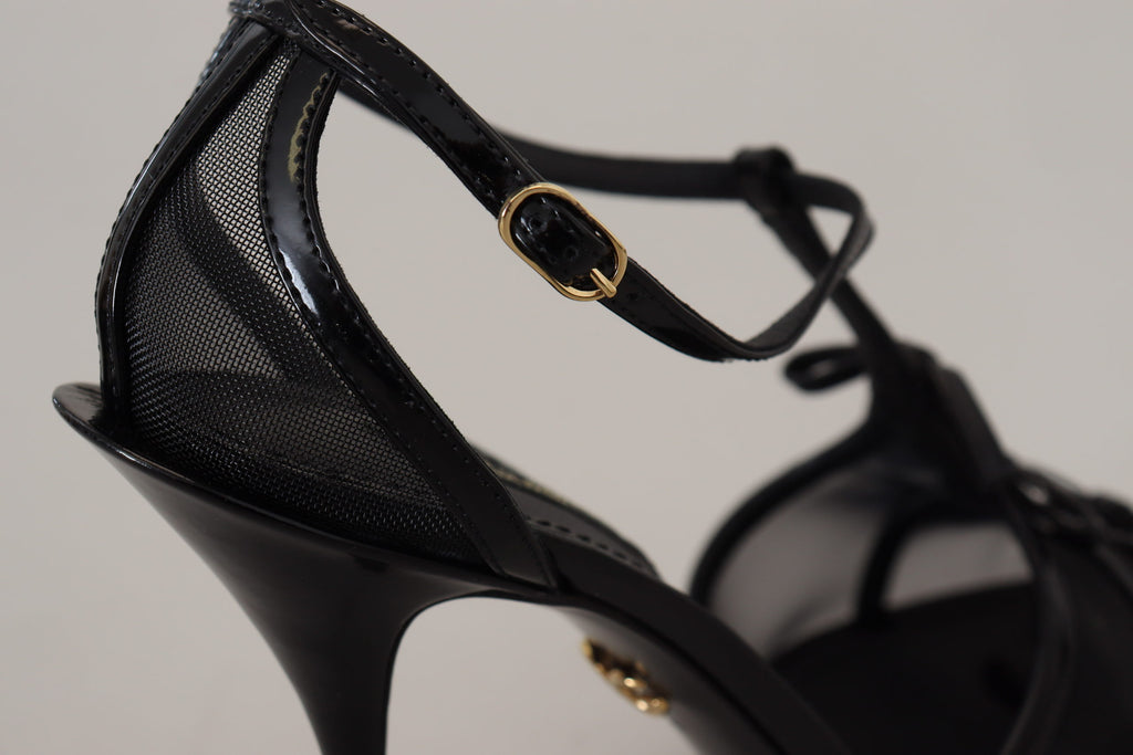 Schwarze High Heels Sandaletten