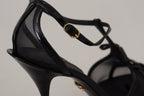 Schwarze High Heels Sandaletten