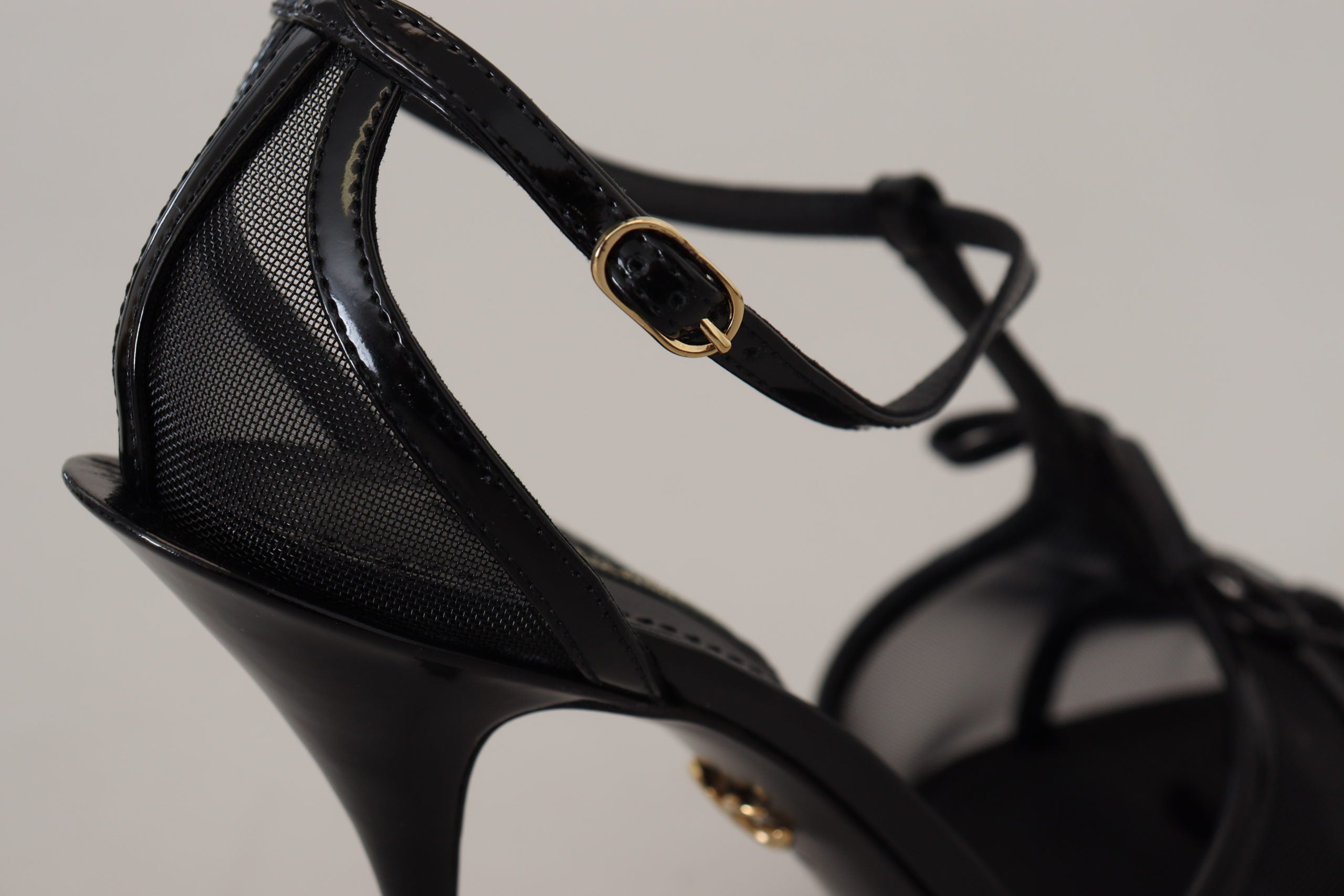 Schwarze High Heels Sandaletten