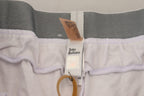 White Cotton Logo Mens Jogger Pants