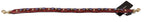 Rote Exotic-Leder Kristalle Tasche Schultergurt