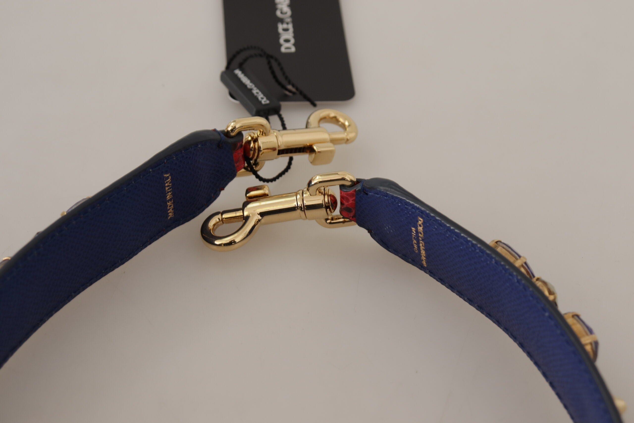 Rote Exotic-Leder Kristalle Tasche Schultergurt