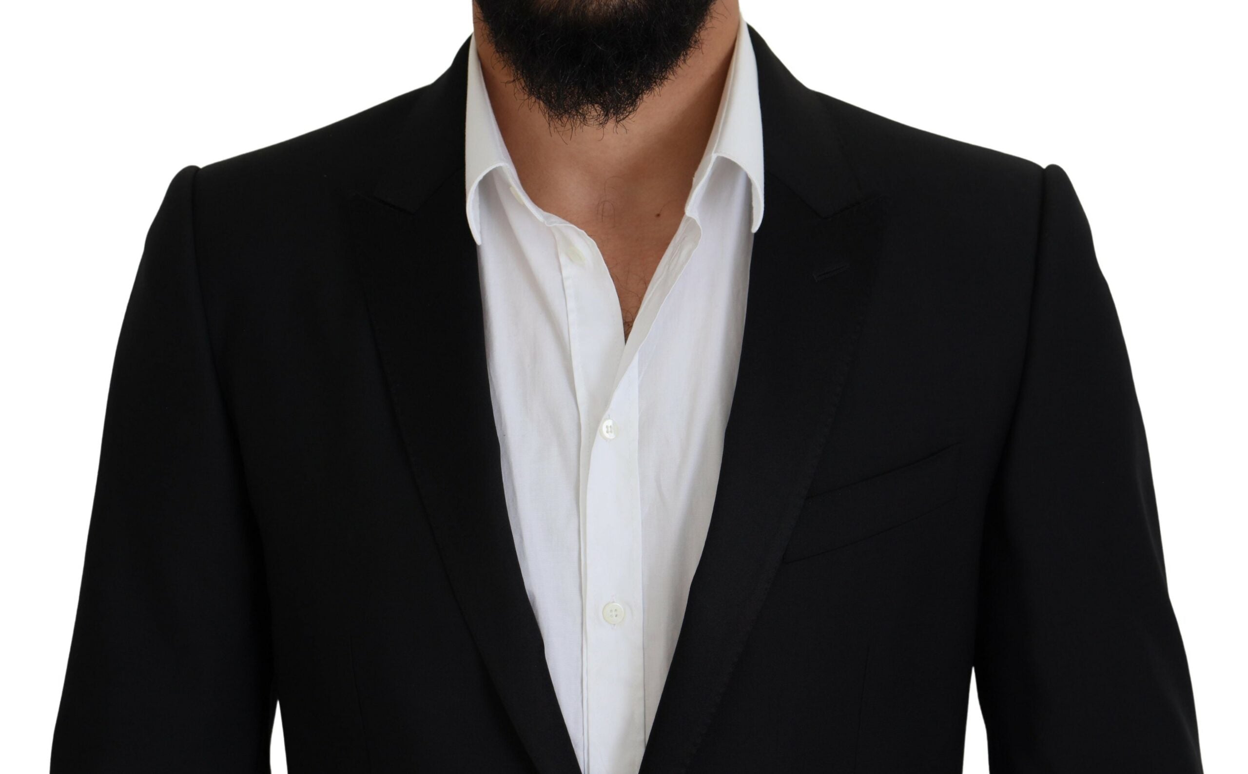 Schwarzer schmal geschnittener Martini-Blazer