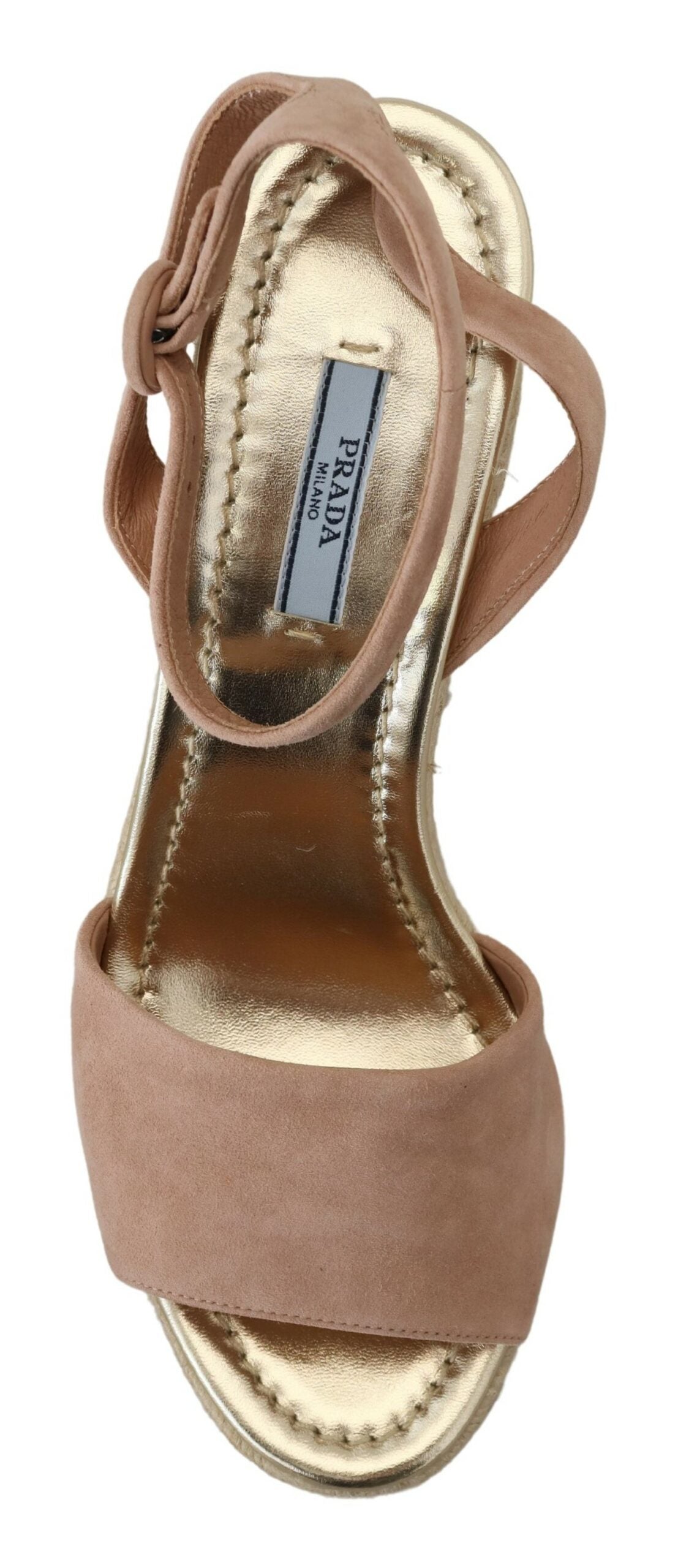 Sandaletten aus rosa Wildleder mit Fesselriemchen