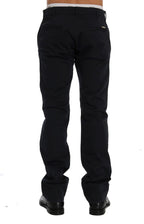 Blue Cotton Stretch Chinos Pants
