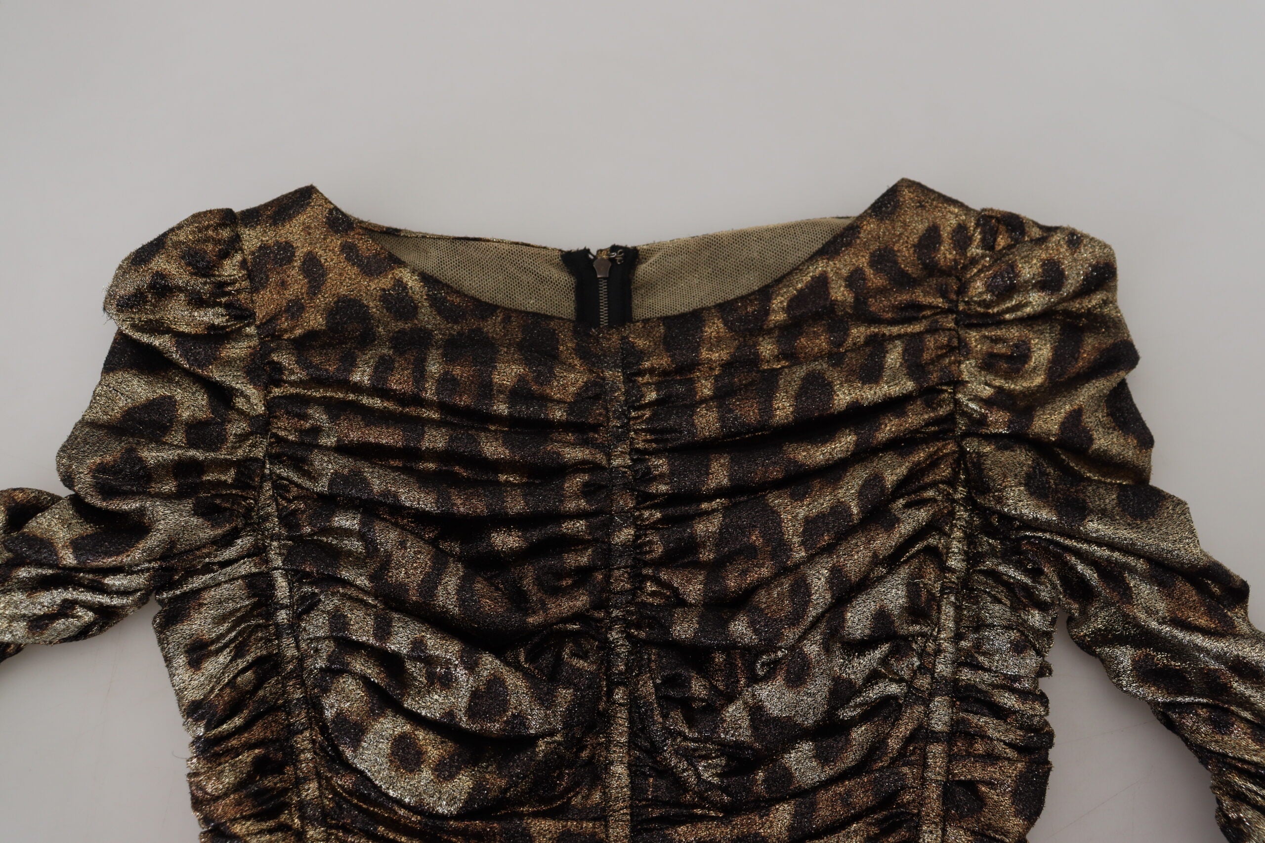 Mehrfarbiges Leopard Bodycon Etui-Midikleid