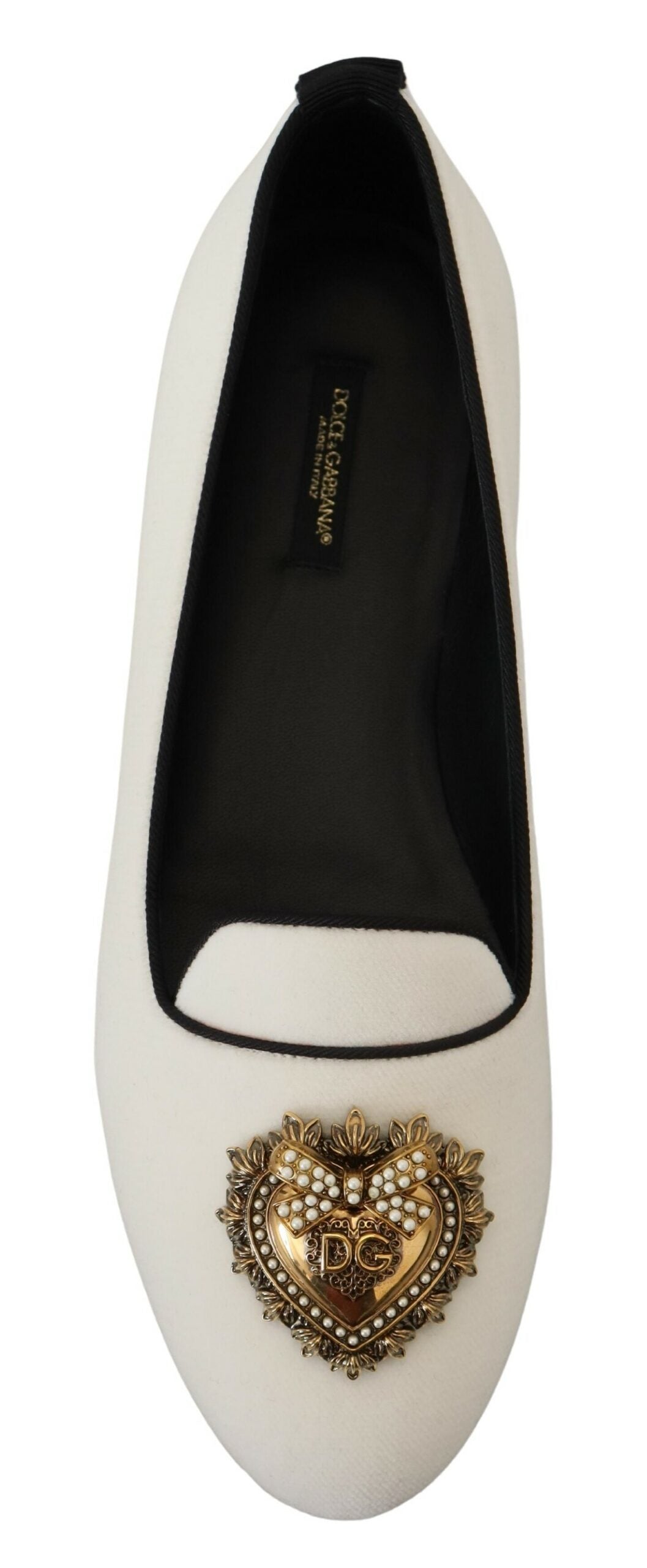 White Velvet Slip-On Loafers Flat Shoes