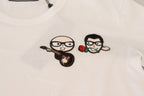 White #dgfamily Crewneck Cotton T-shirt
