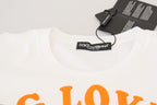 Weißes Baumwoll-T-Shirt DG Loves SUD