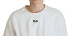Weißes Korsett-Stretch-Baumwoll-Top T-Shirt