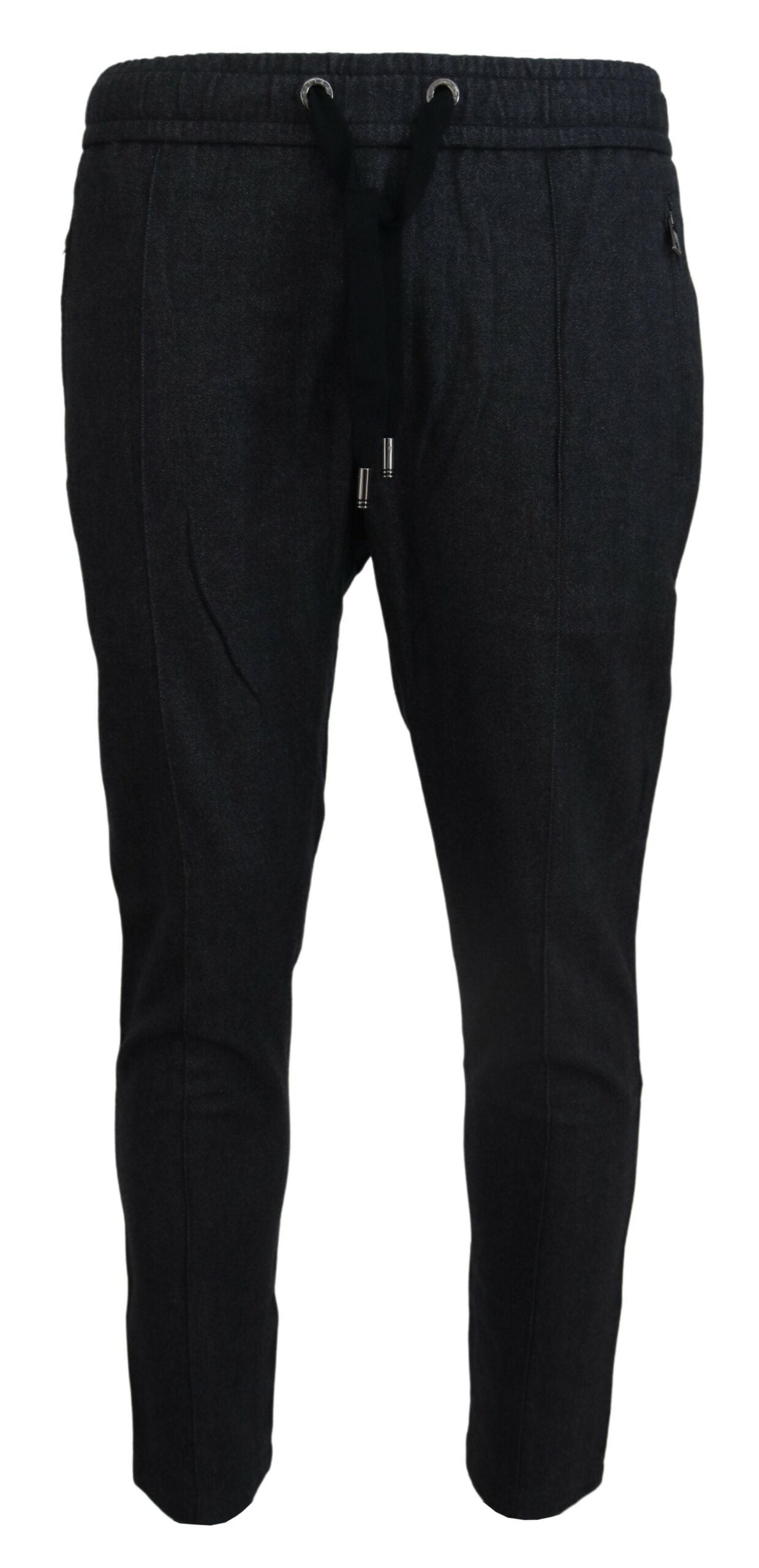 Graue Herren-Jogginghose aus Baumwolle