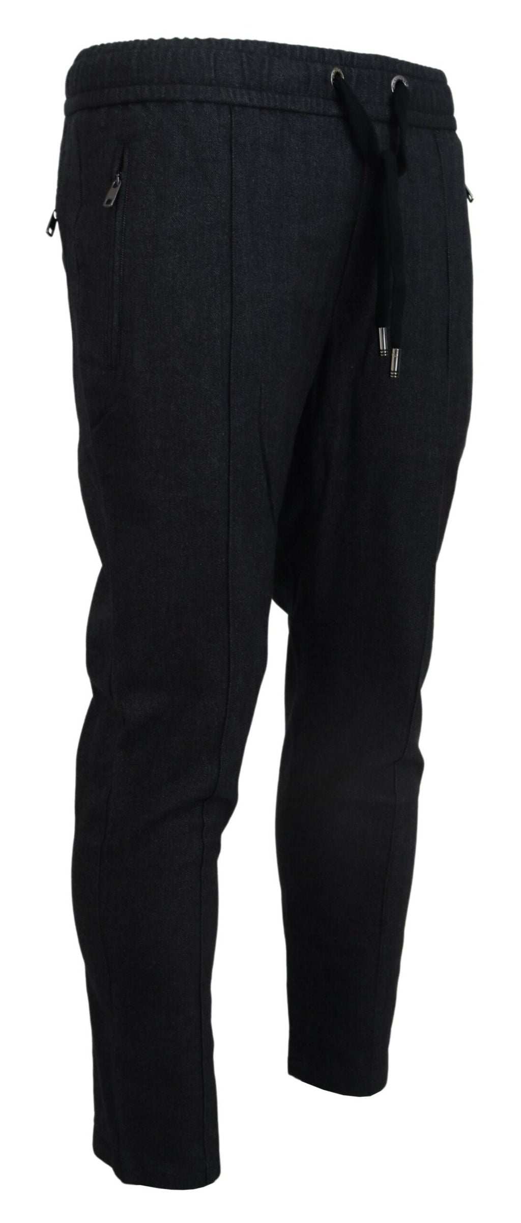 Graue Herren-Jogginghose aus Baumwolle