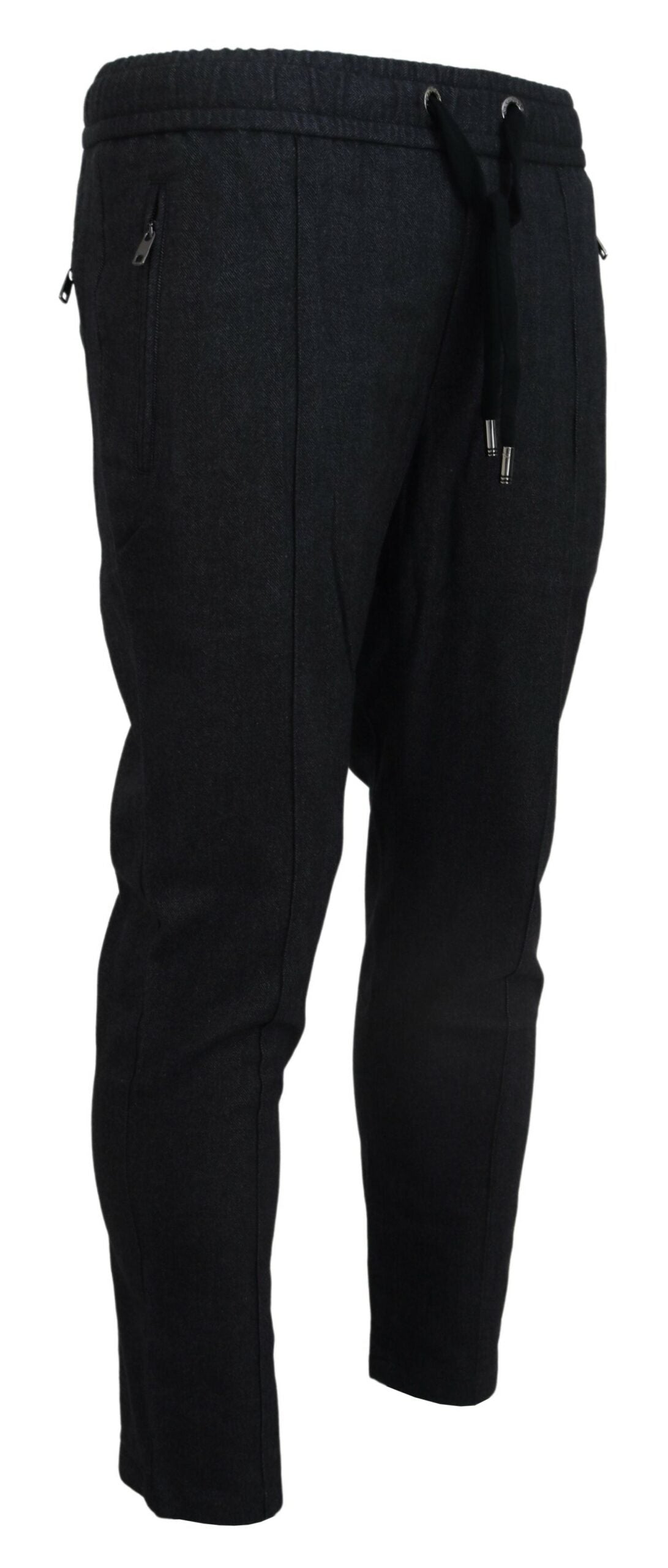 Graue Herren-Jogginghose aus Baumwolle