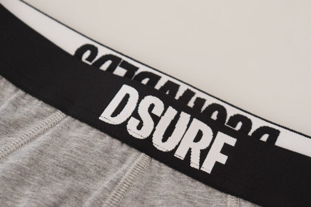 Graue DSURF Logo Baumwoll-Stretch Herren Slips