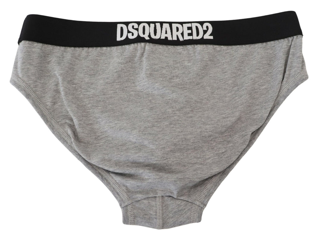 Graue DSURF Logo Baumwoll-Stretch Herren Slips