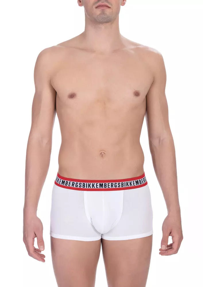 Herren-Unterhosen, weiß, aus Baumwolle, im Doppelpack