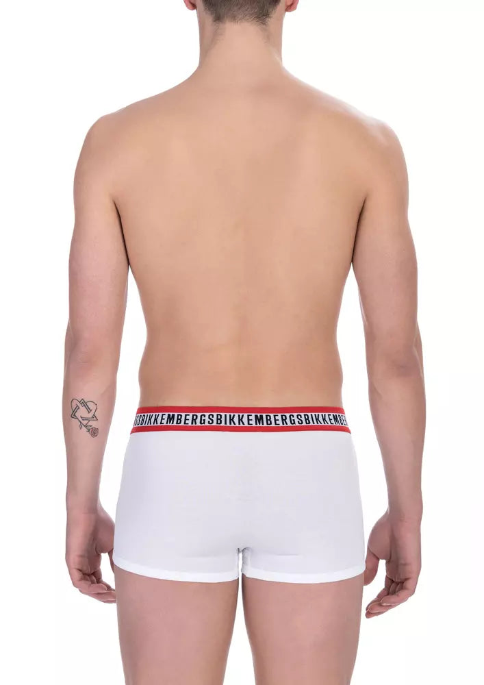Herren-Unterhosen, weiß, aus Baumwolle, im Doppelpack