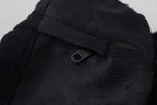 Black Polyester Skinny Jogger Men's Pants