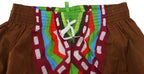 Multicolor Printed Men Beachwear Swimwear Short