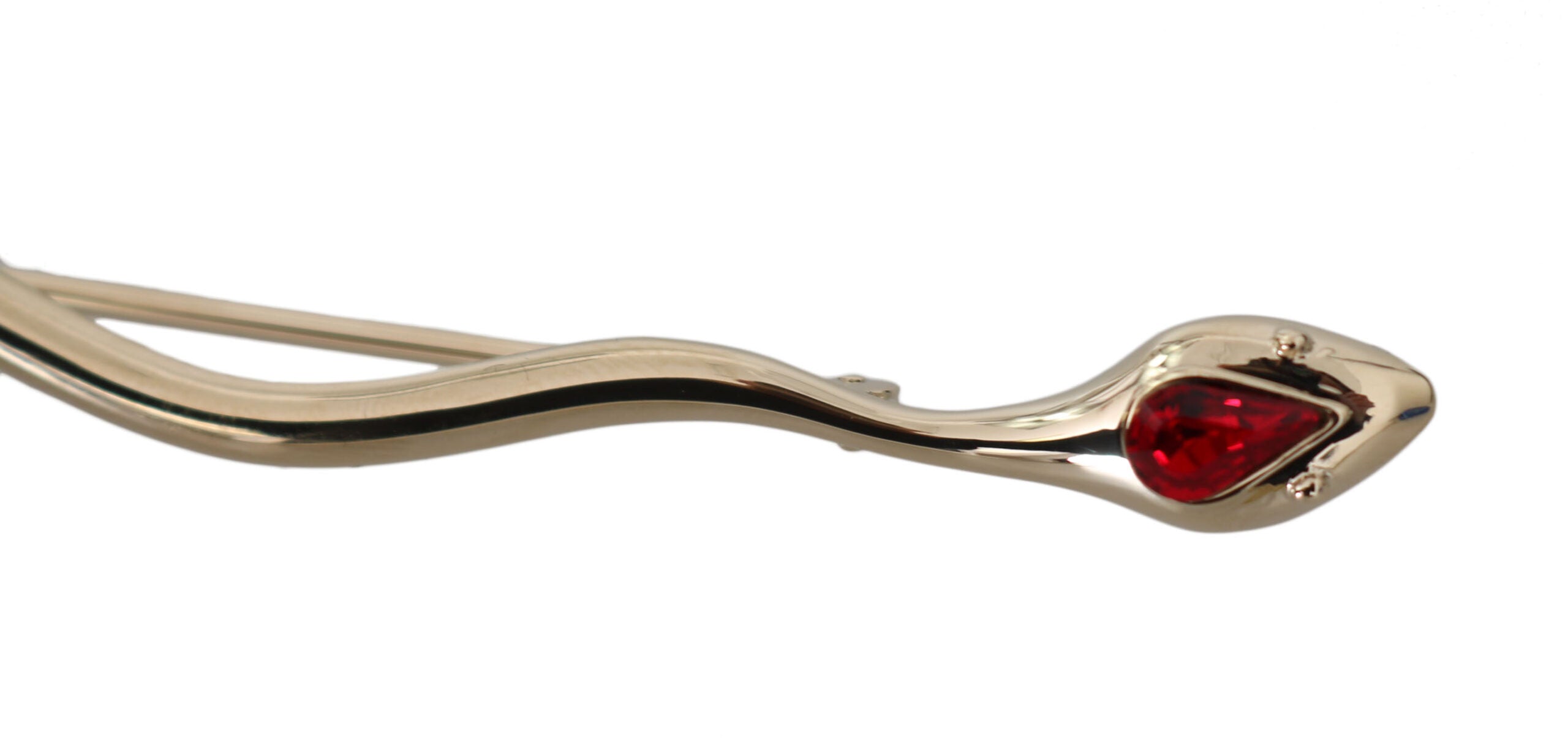 Silber Messing Kristall Schlange Brosche Anstecknadel