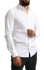 Weißes MARTINI Baumwoll-Kleid Formelles Hemd