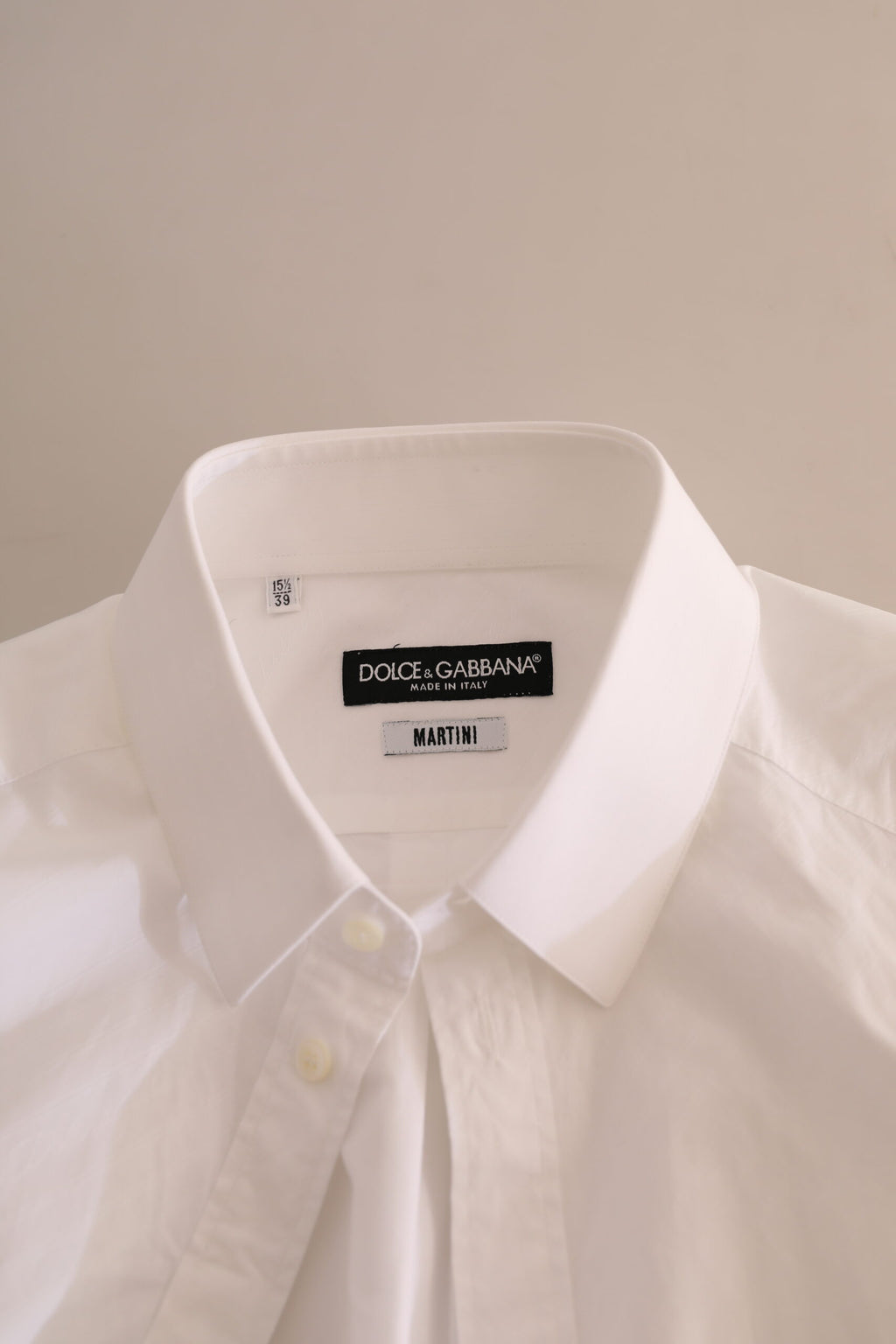 Weißes MARTINI Baumwoll-Kleid Formelles Hemd