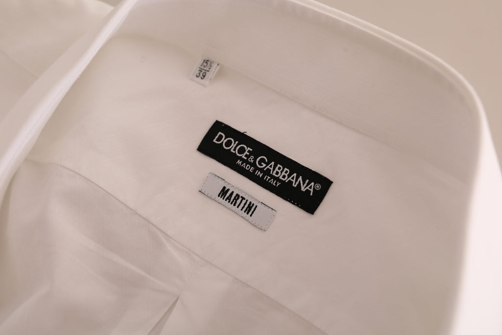Weißes MARTINI Baumwoll-Kleid Formelles Hemd