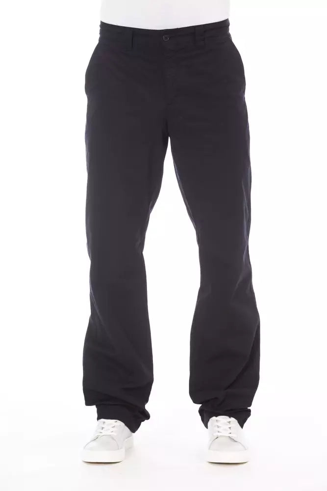 Blaue Baumwollhose für Herren