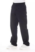 Blaue Baumwollhose für Herren