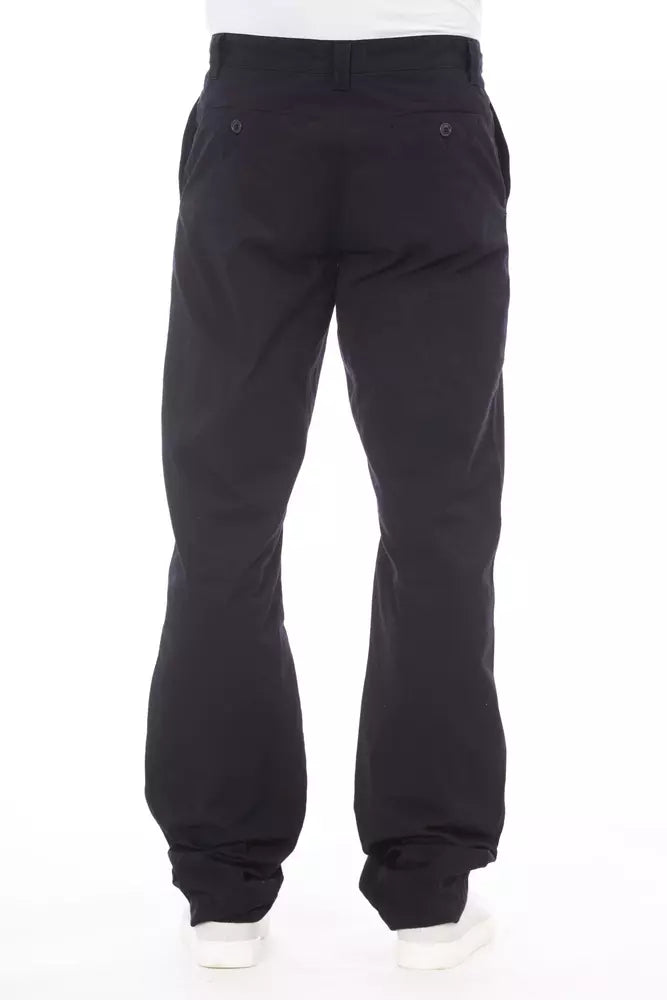 Blaue Baumwollhose für Herren