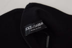 Schwarzer Half-Zip Rollkragenpullover