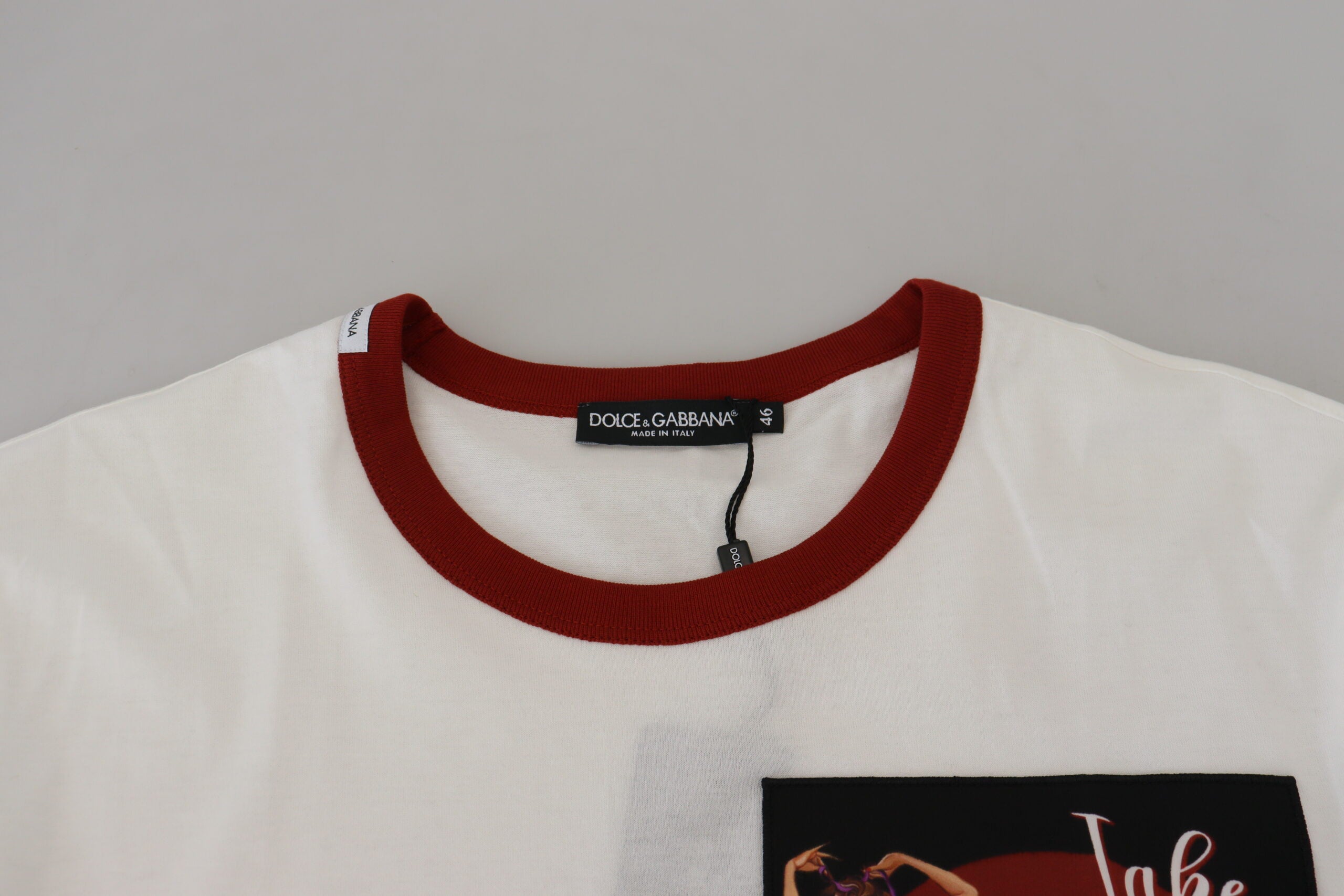 Baumwoll-T-Shirt mit Rundhalsausschnitt und Logo-Print