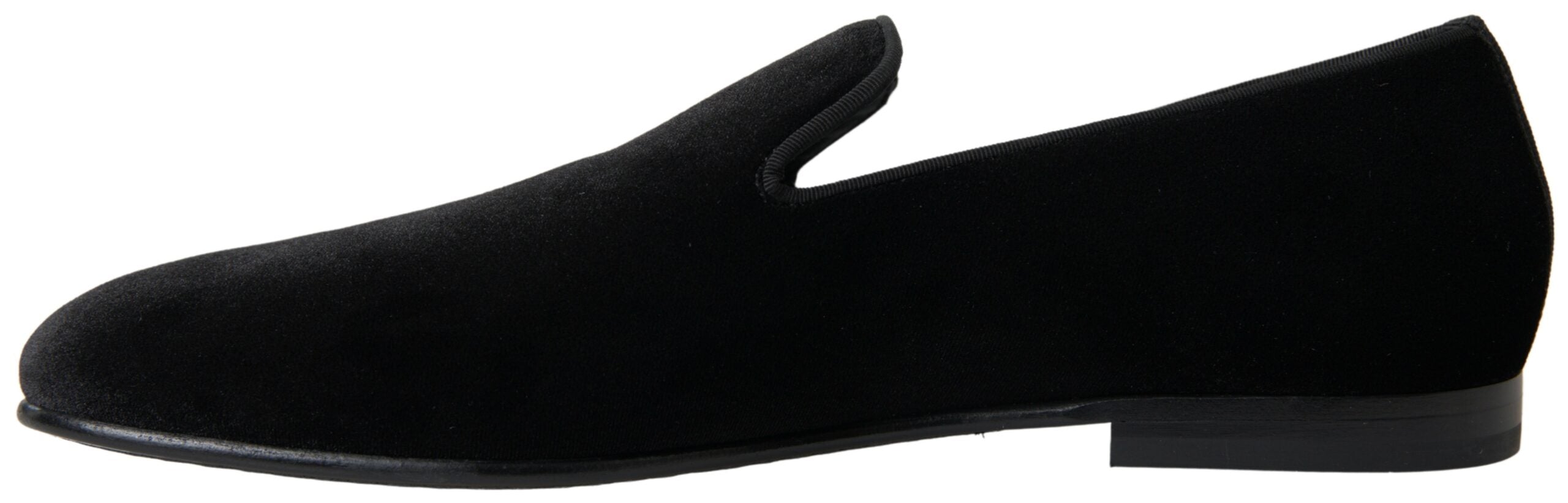 Mocassini in velluto nero Eleganti