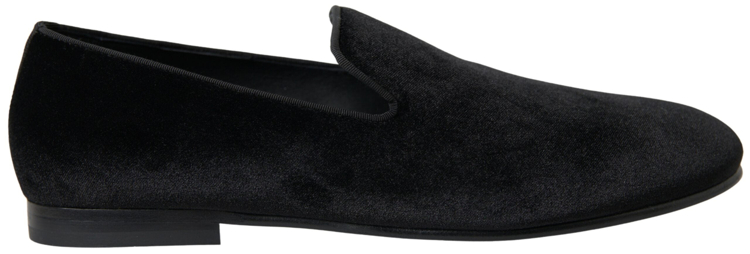 Mocassini in velluto nero Eleganti