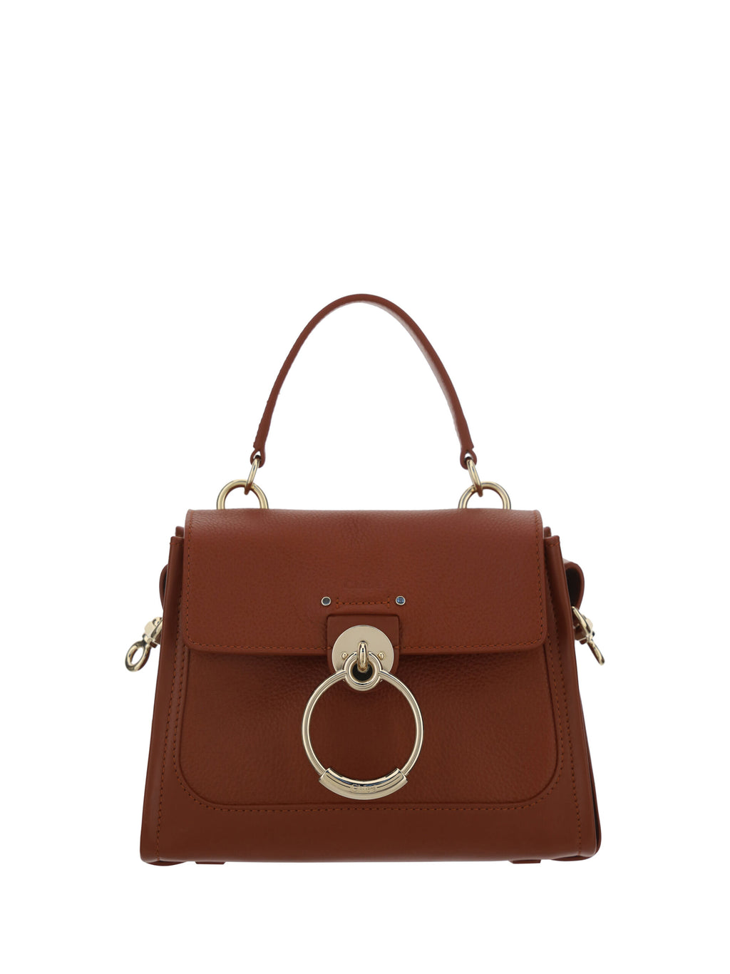 Handtasche Tess aus braunem Kalbsleder