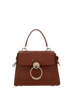 Handtasche Tess aus braunem Kalbsleder