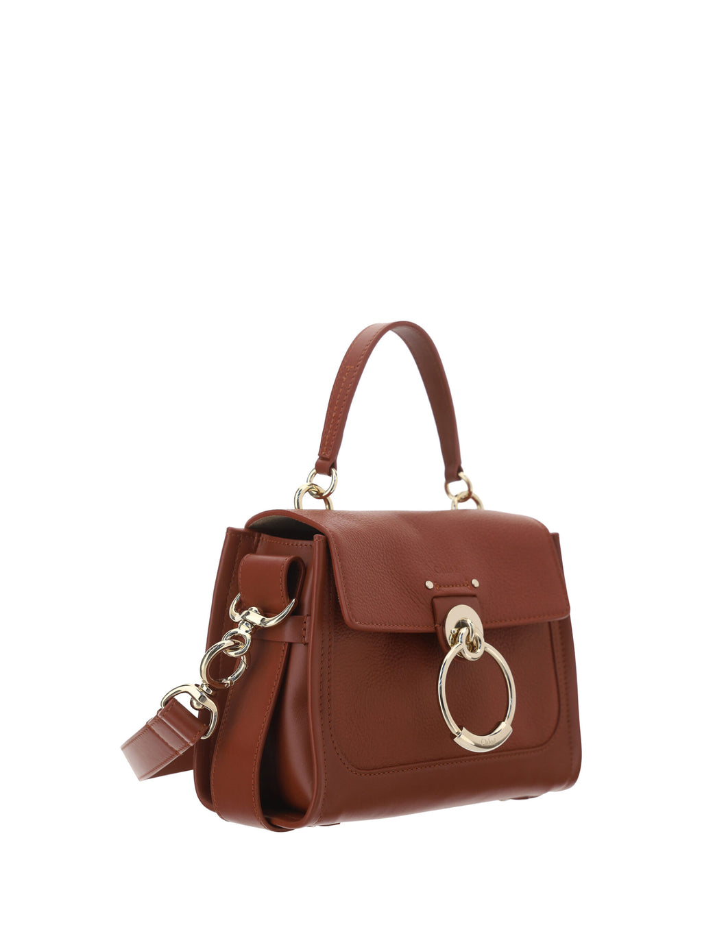 Handtasche Tess aus braunem Kalbsleder