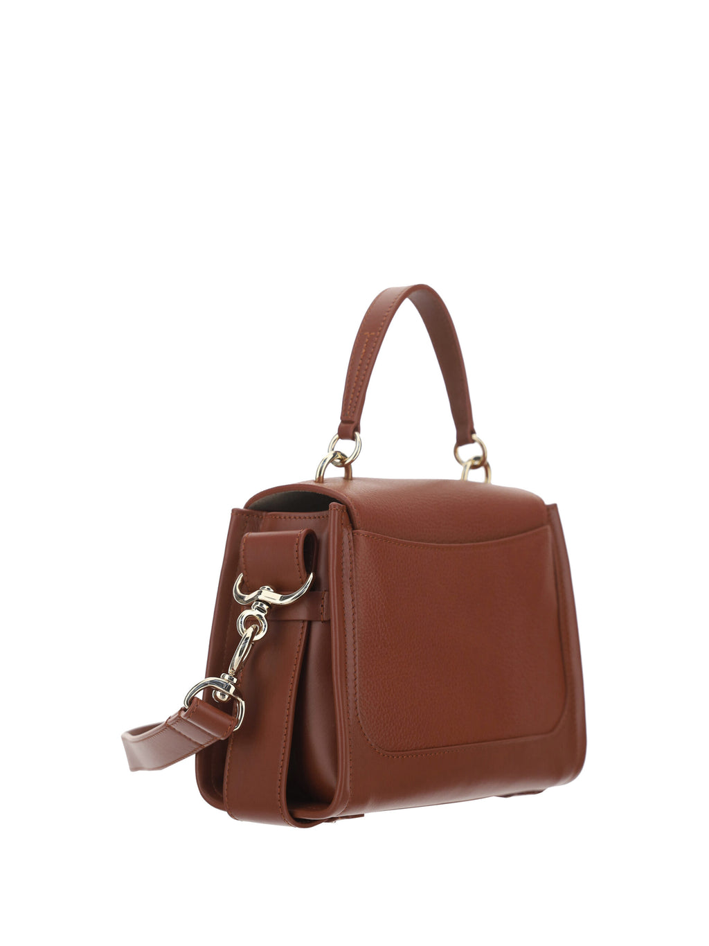 Handtasche Tess aus braunem Kalbsleder