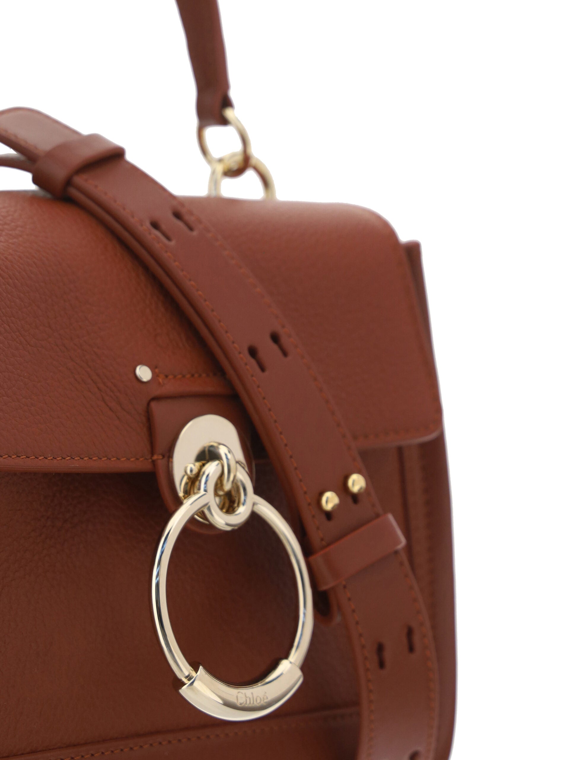 Handtasche Tess aus braunem Kalbsleder